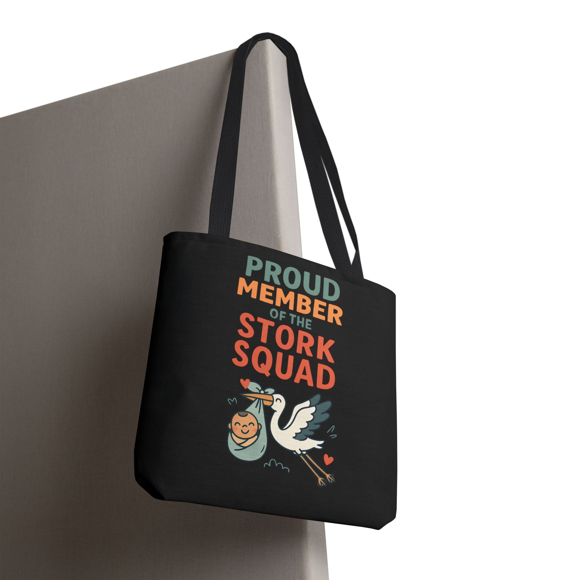 Proud Stork Squad Tote Bag, Cute L&D Nurse Gift, Eco-Friendly Nurse Tote , Labor and Delivery Nurse Gift, doula gift